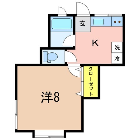 レジデンス・ノブの物件間取画像